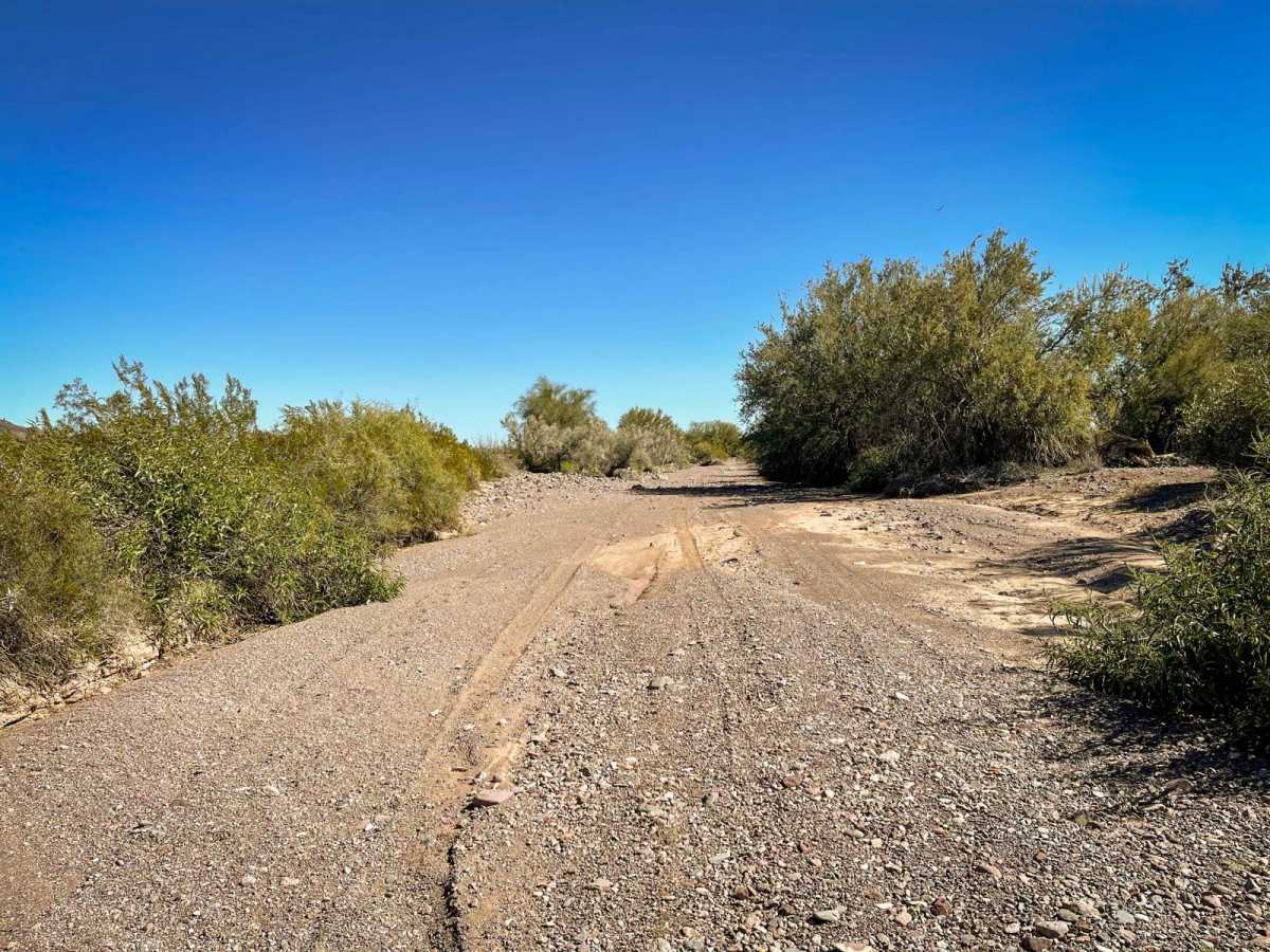 Upper Red Raven Wash trail photo
