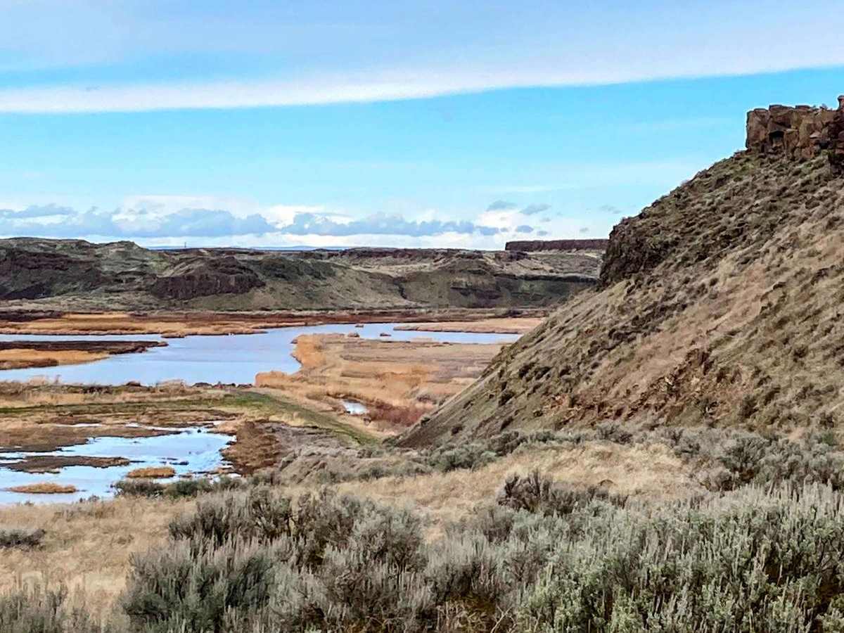 Columbia National Wildlife Refuge Lake Tour trail photo