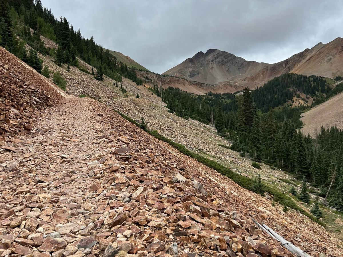 Red Arrow Scree Shelf trail photo