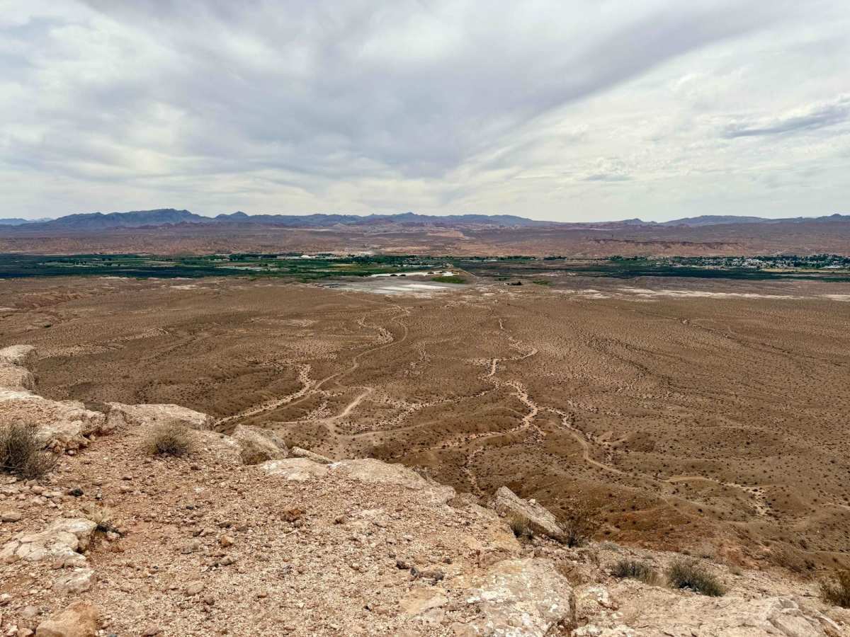 Mormon Mesa Southwest Rim trail photo