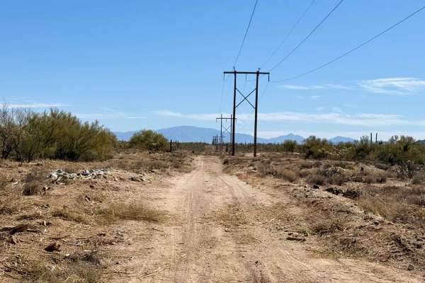 Pinal Pioneer Pole Line East: Freeman to Private Ranch