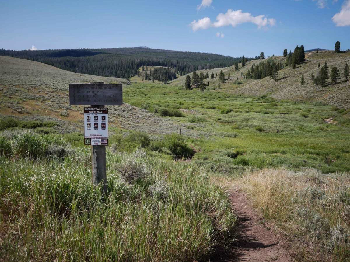 Wapiti Creek trail photo