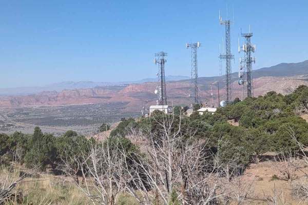 Toquerville Communication Towers Overlook