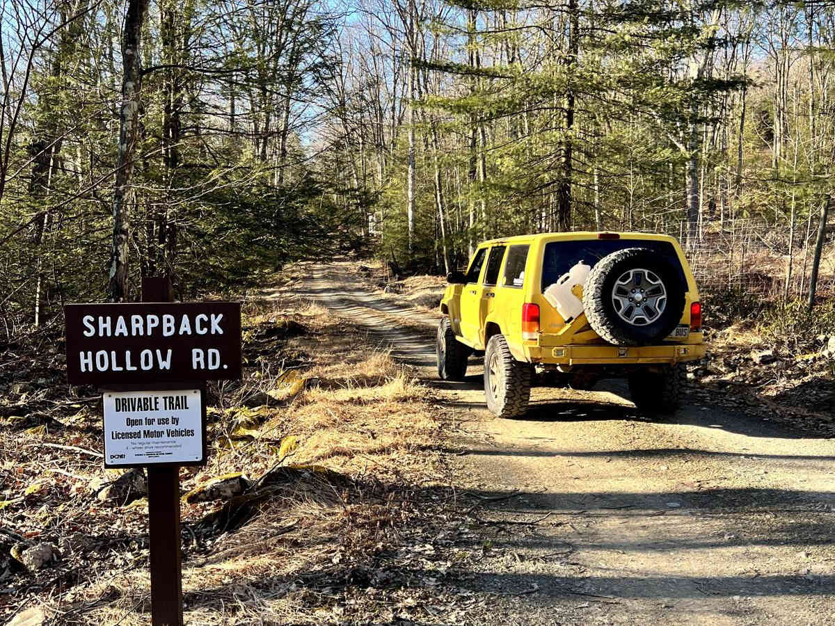 Sharpback Hollow Road trail photo