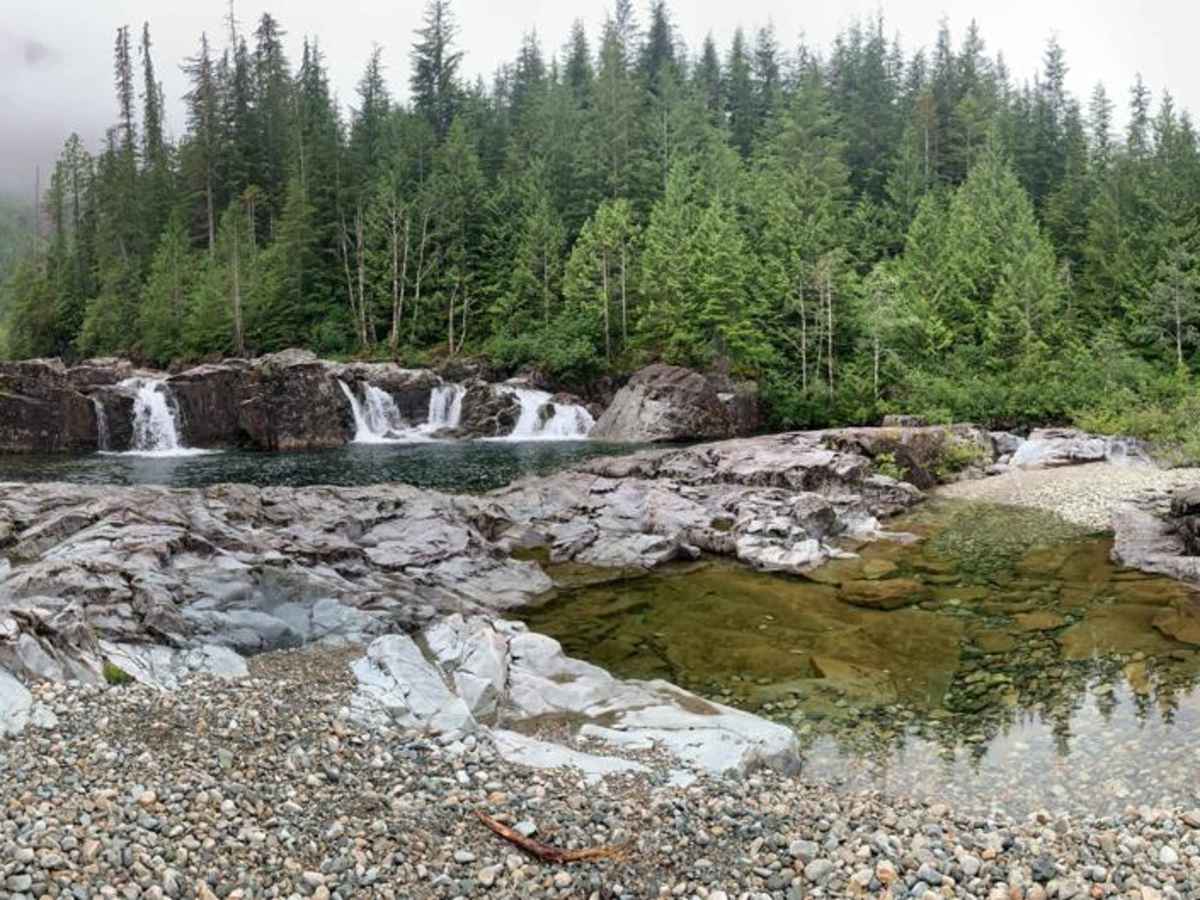 Virgin Falls trail photo