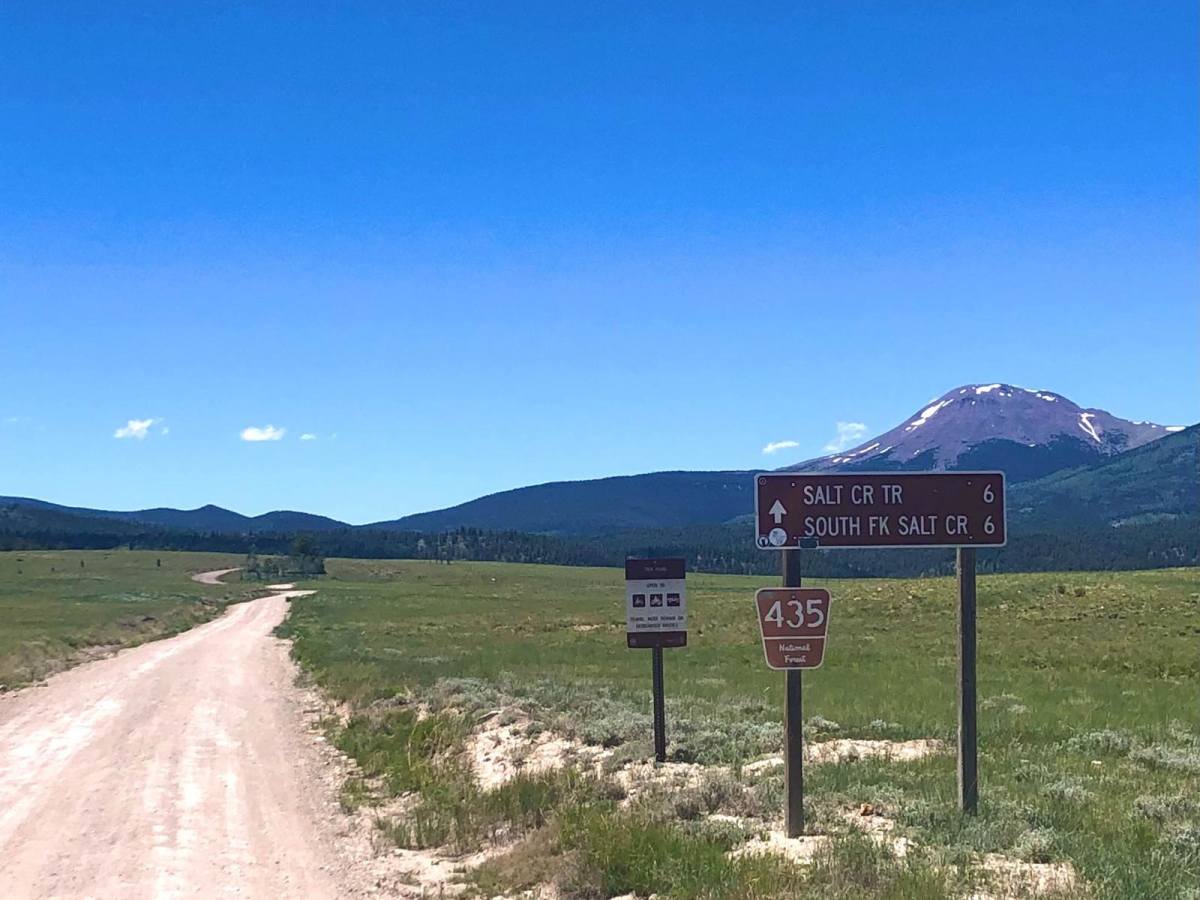 Salt Creek Road trail photo
