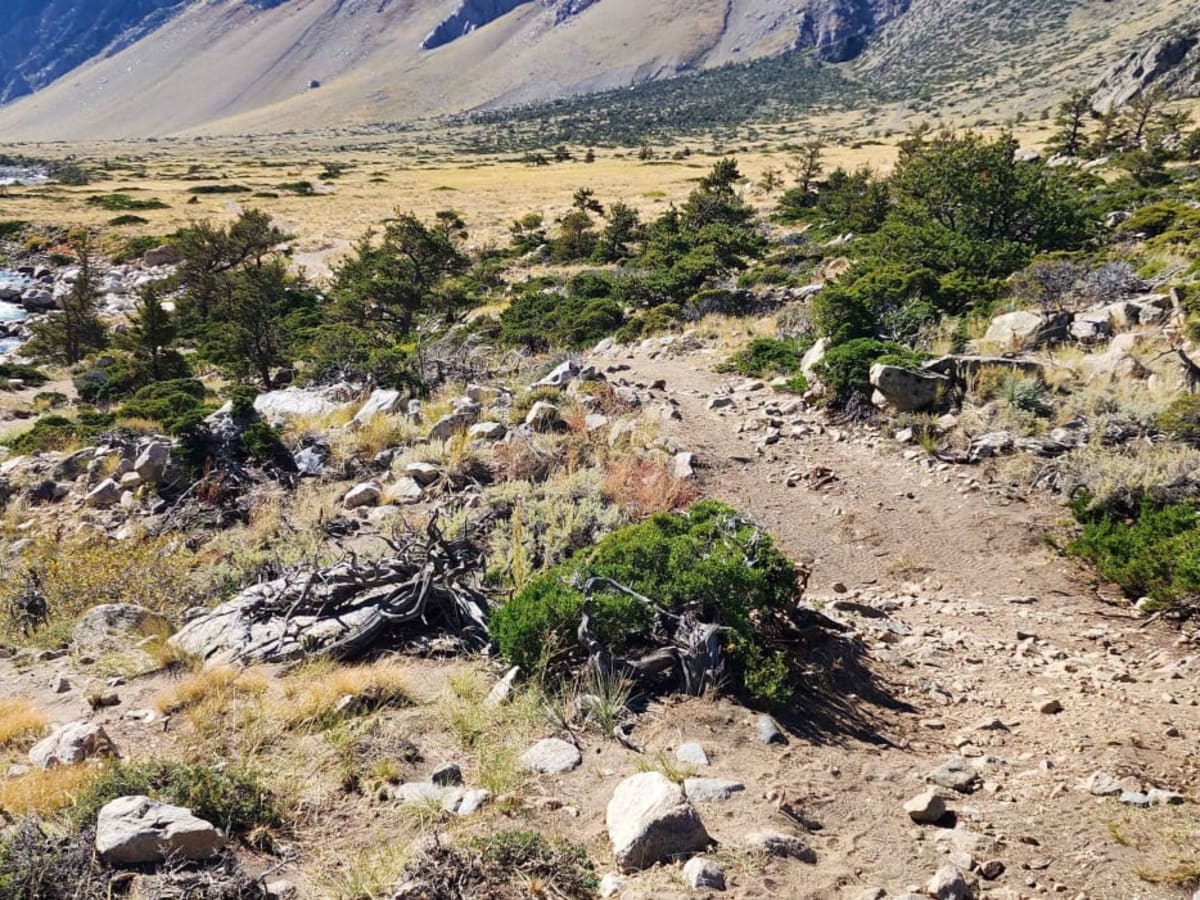 Clarks Fork Canyon trail photo