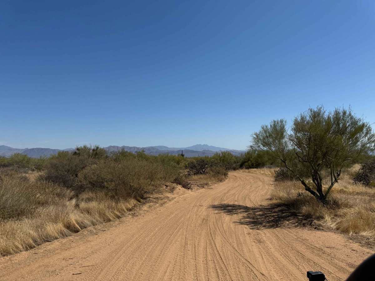 Entrance Trail to the Tonto National Forest Desert Vista OHV trail photo