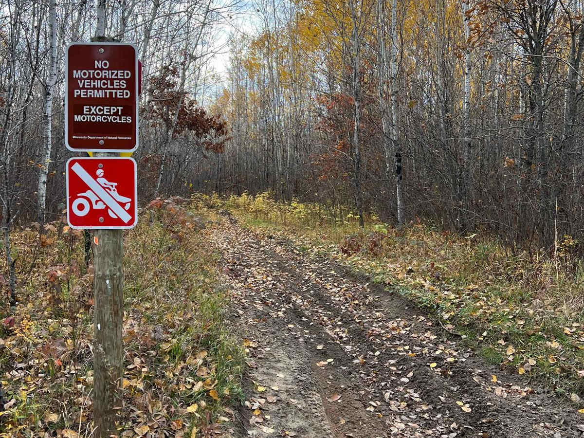 Crow Wing River Single Track trail photo