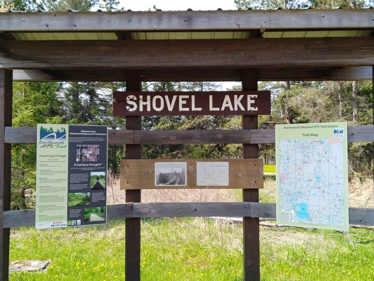 Shovel Lake to Remer trail photo