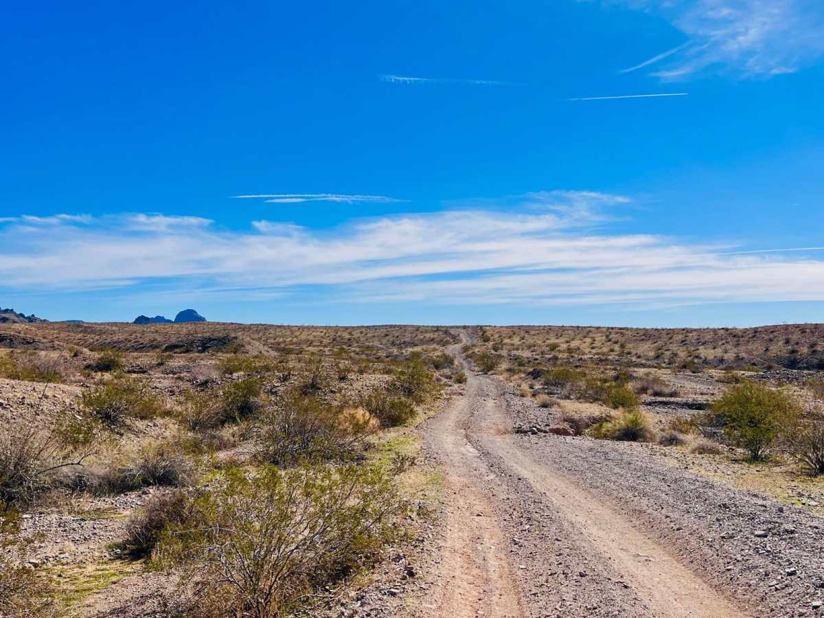 Oatman Quarry AZ Peace Trail to Linda Mine Cutover trail photo