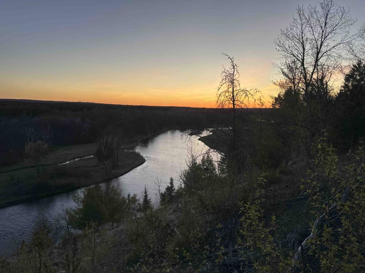 Au Sable Scenic Overlook trail photo