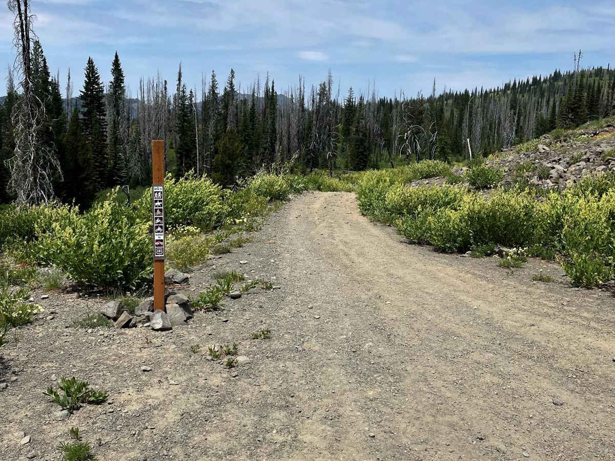 Elk Lake ATV trail photo