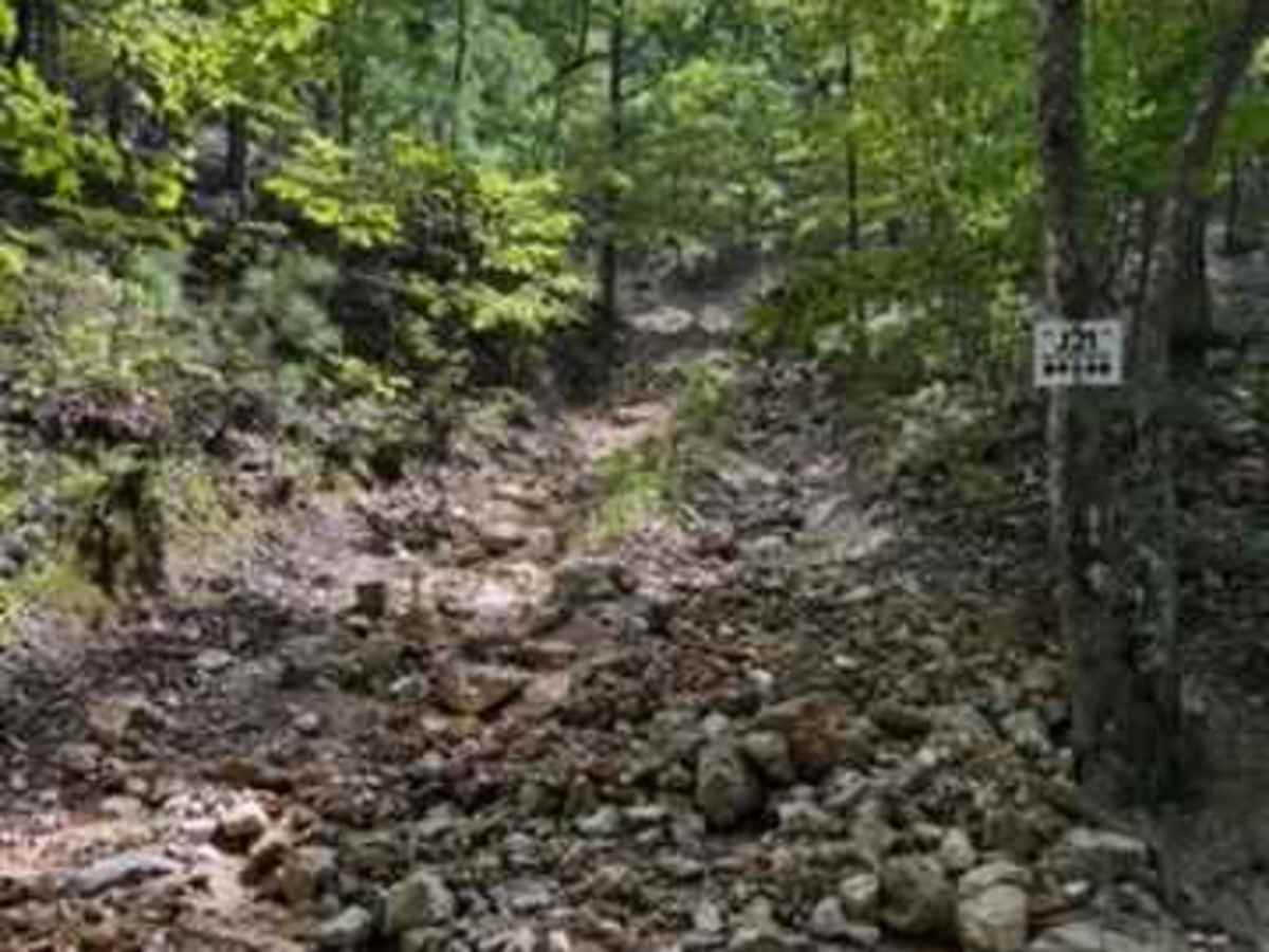 J21 Rolling Rock trail photo