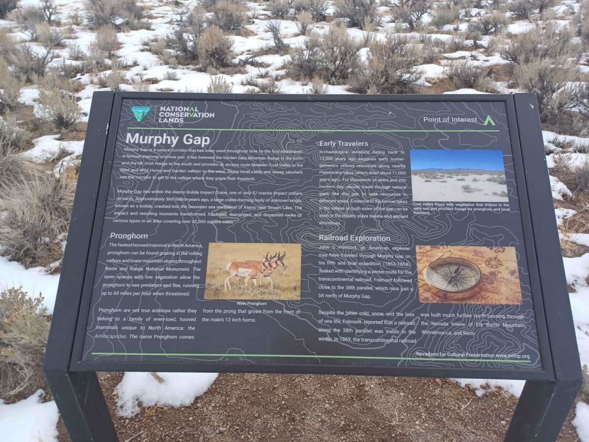 Murphy Gap trail photo