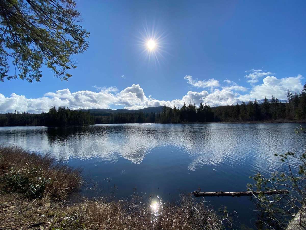 Boomerang Lake From 155 Main trail photo