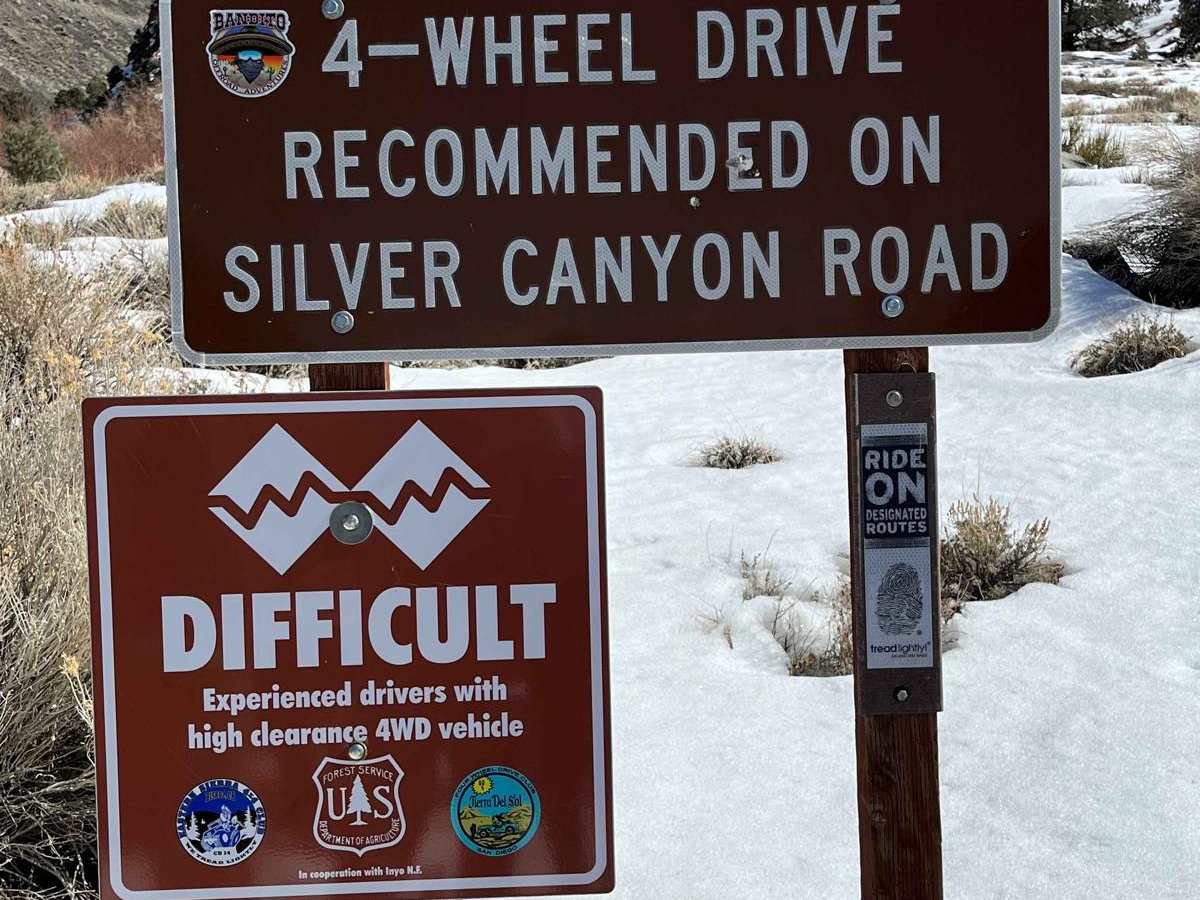 Big Pine to Silver Canyon trail photo