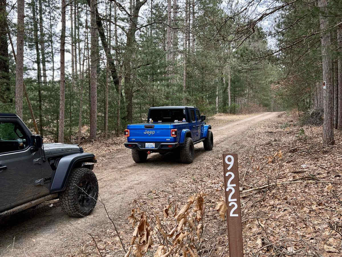 NFS 9222 (Newaygo Experimental Forest) trail photo