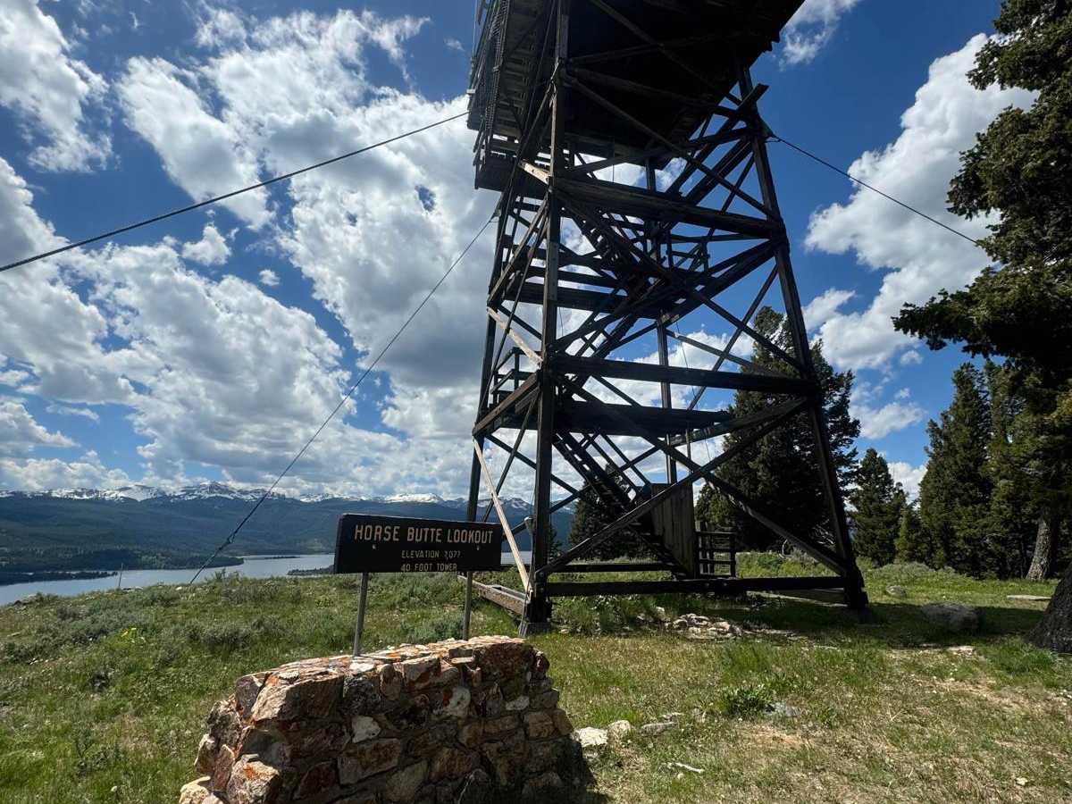 Horse Butte Fire Lookout Road trail photo