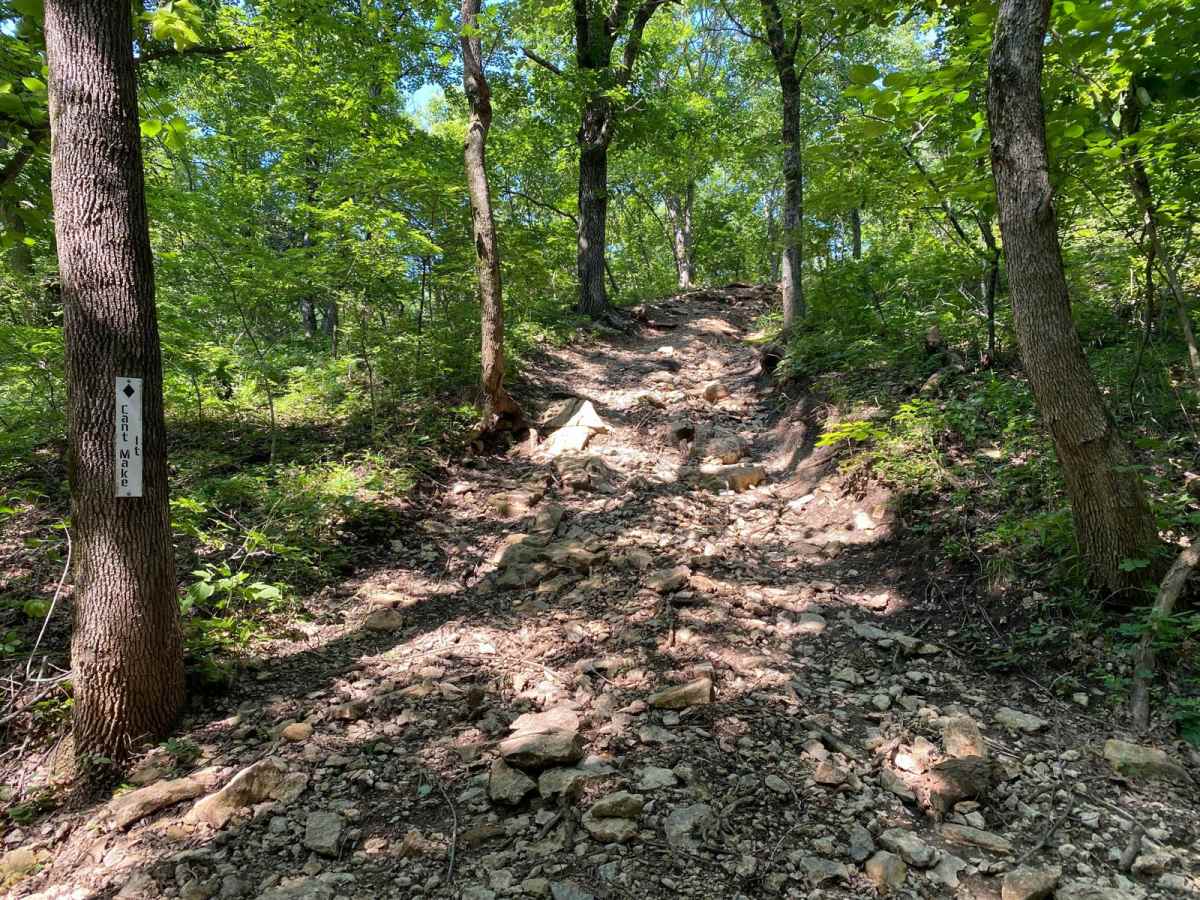 Can't Make It trail photo