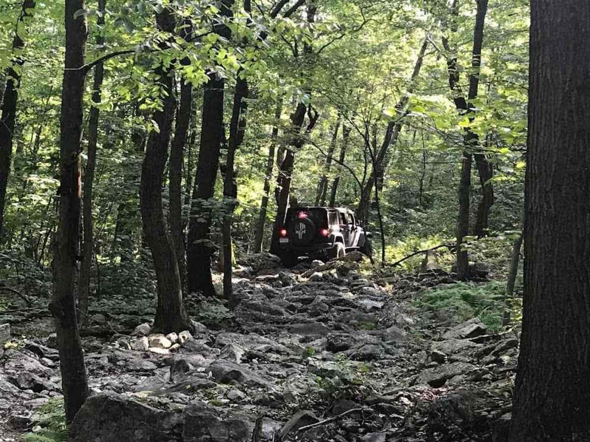 36 Blue trail photo