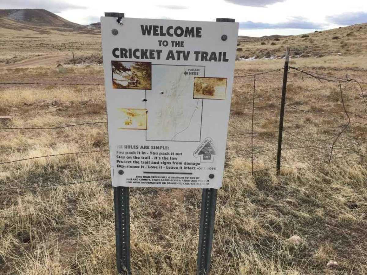 Cricket Mountain OHV Route 7 trail photo