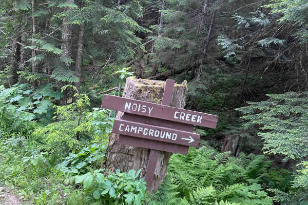 Noisy Creek rec Site Access