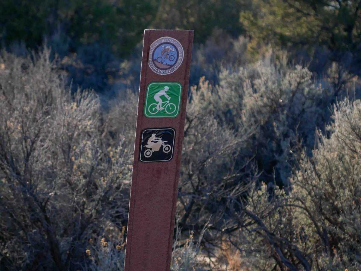 Apple West Singletrack trail photo