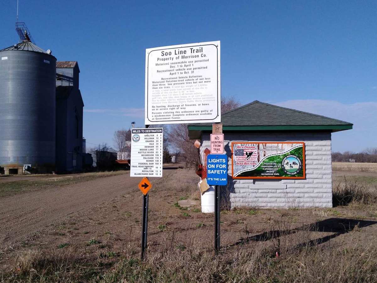 Genola to Hillman trail photo