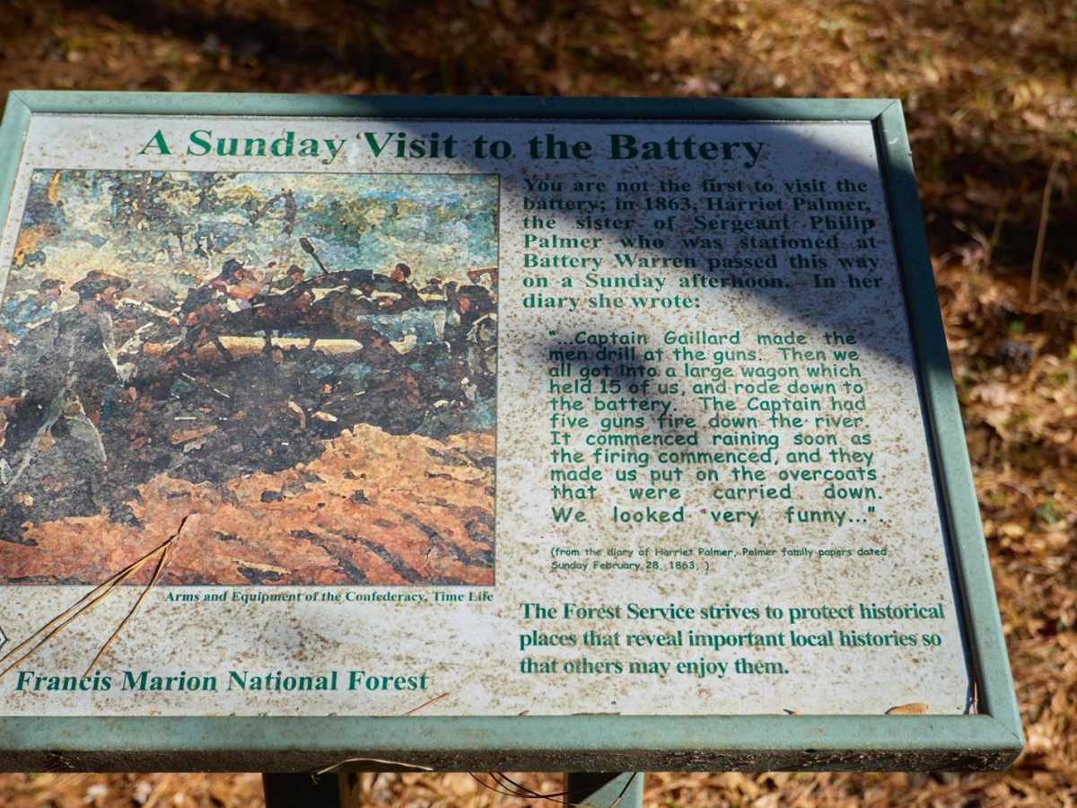 Battery Warren Historic Fort - FSR204A trail photo