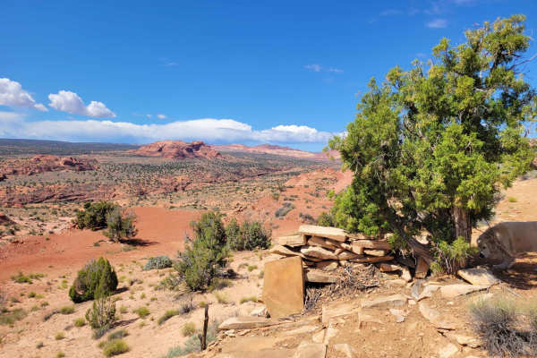 Cobra Arch and Middle Route to Buckskin Gulch