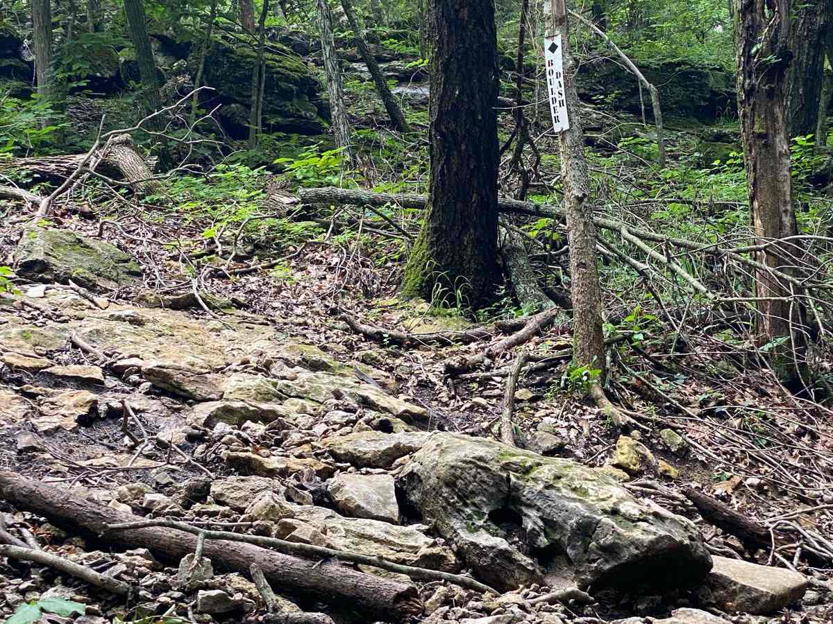 Boulder Dash trail photo