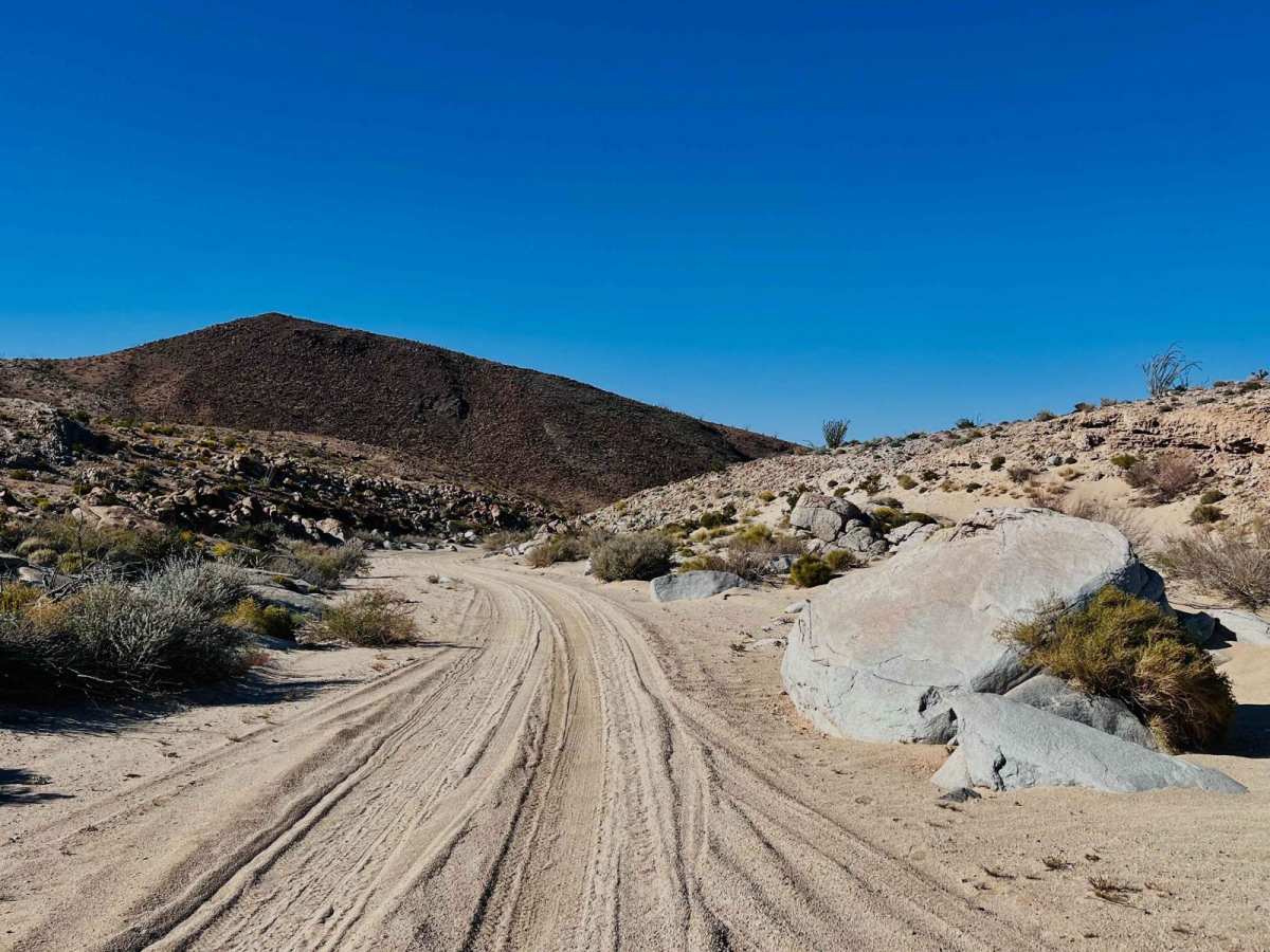 Mortero Wash trail photo