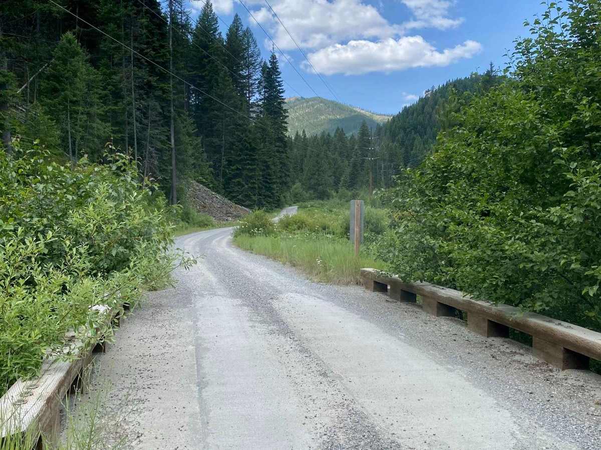Cooper Pass Road to Burke Ghost Town trail photo