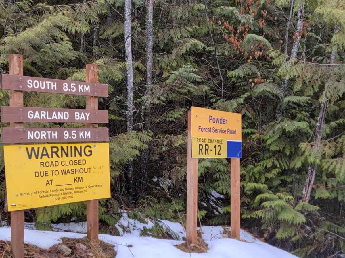 Garland Bay North Rec Site trail photo