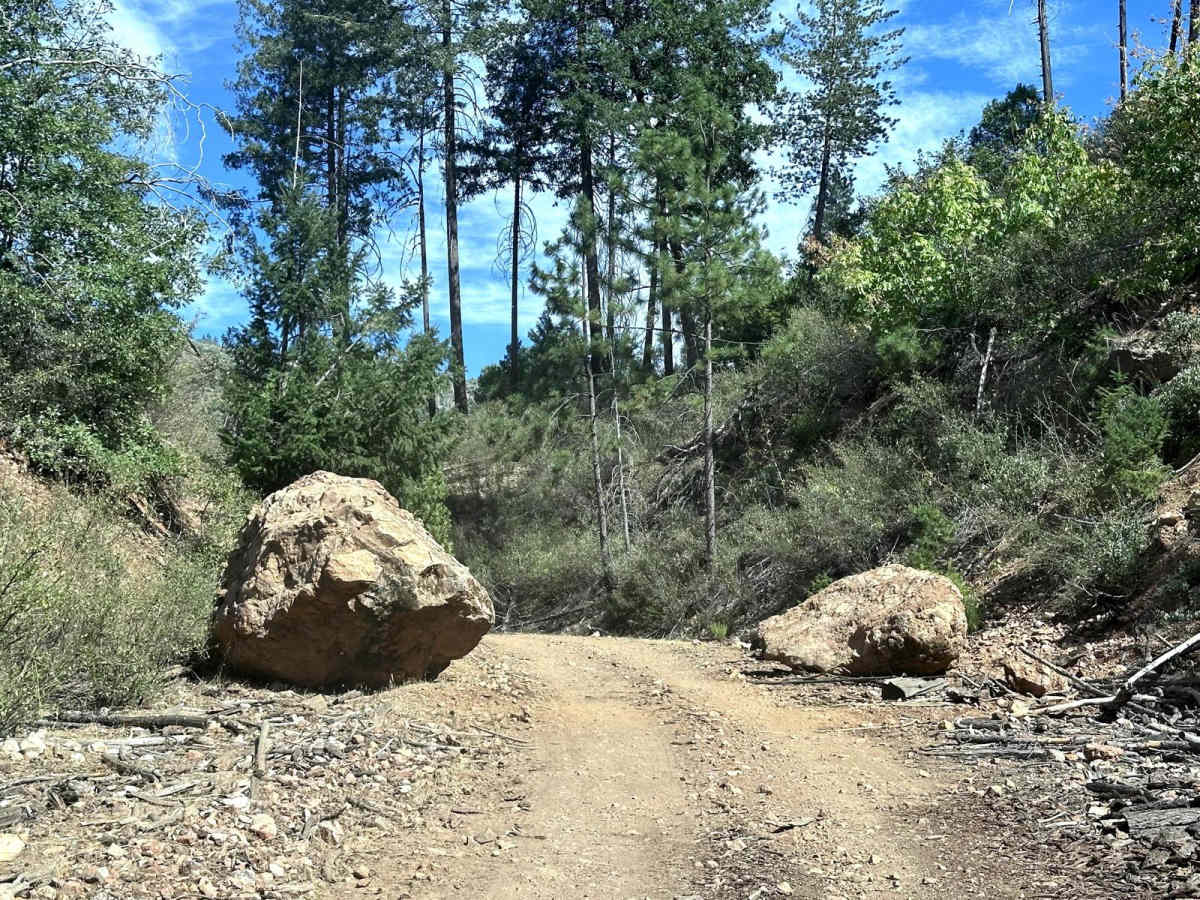 Packard Canyon Road trail photo