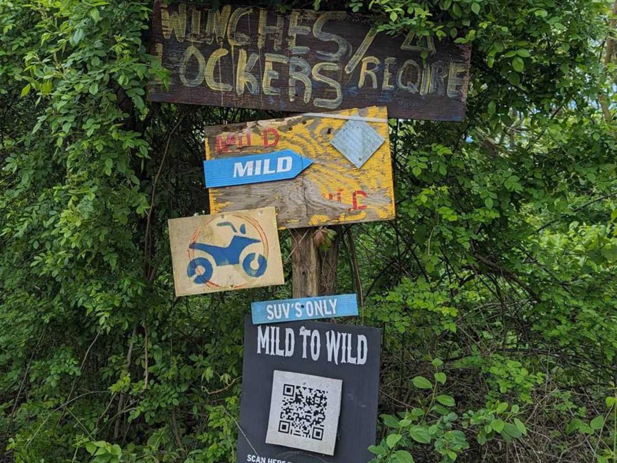 Mild to Wild trail photo