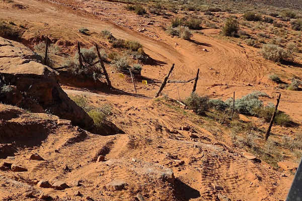 Dinosaur Tracks to East Rim