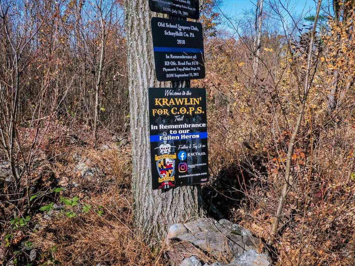 Krawlin for Cops Blue trail photo