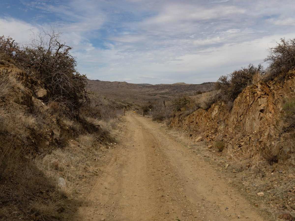 Blue Bell Mine Road trail photo