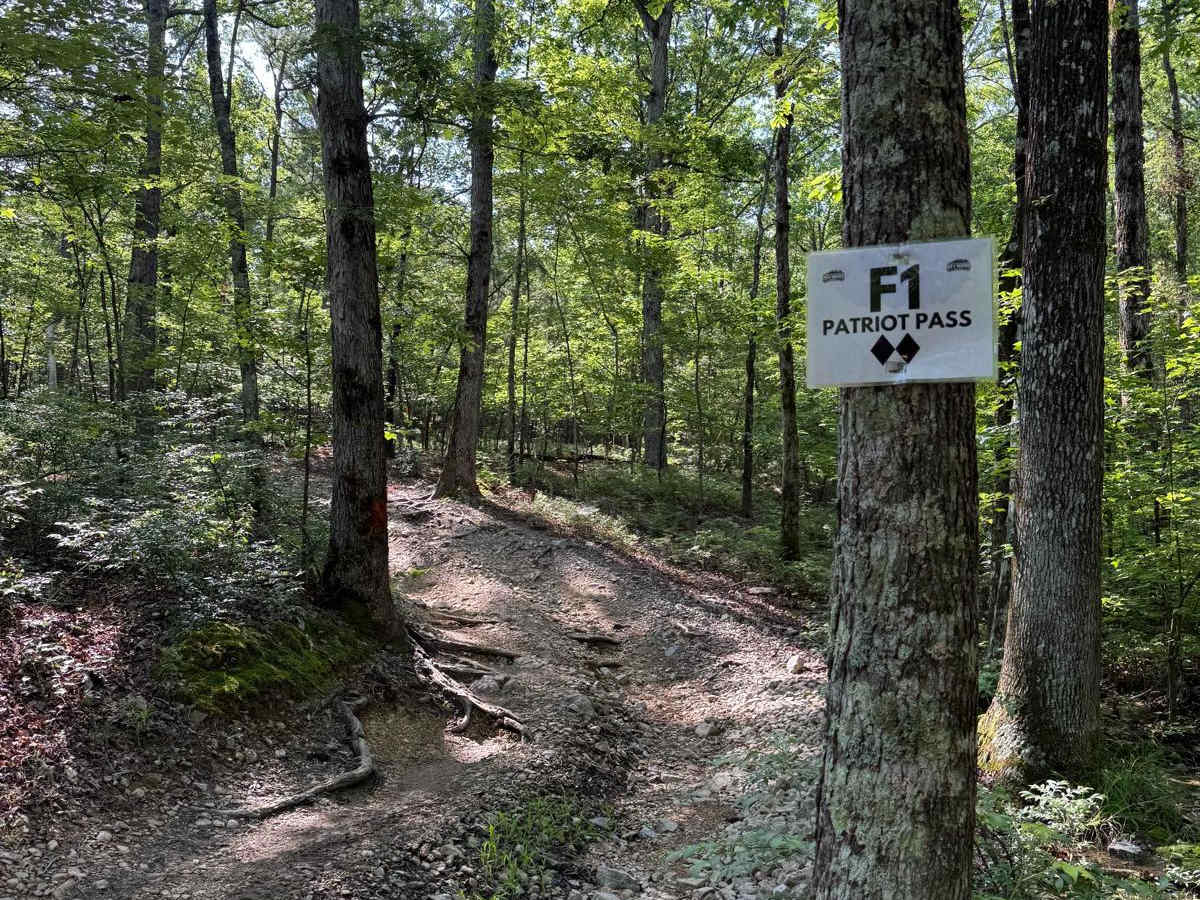 F1 Patriot Pass trail photo