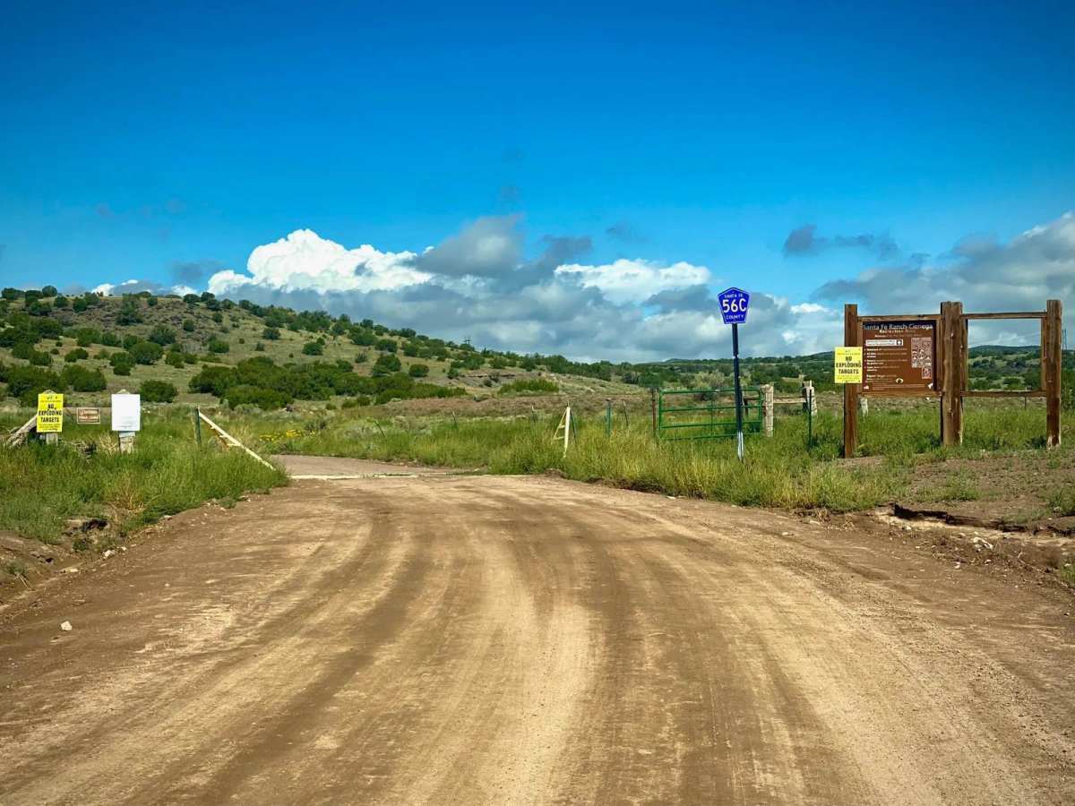 Shortcut to Caja del Rio - Santa Fe County Road 56C trail photo