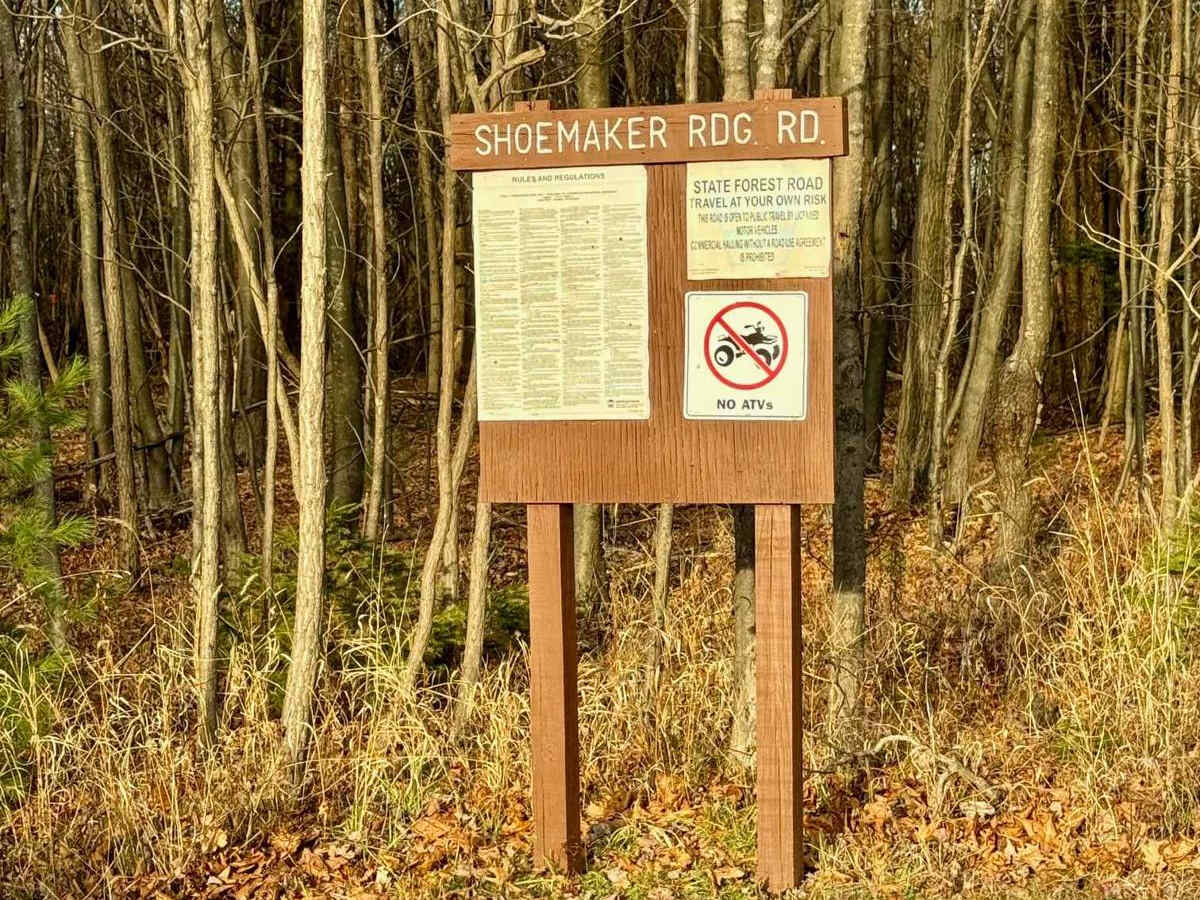 Shoemaker Ridge Road trail photo