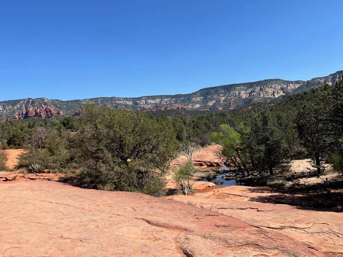 Road to Devil's Bridge & Van Deren Cabin trail photo