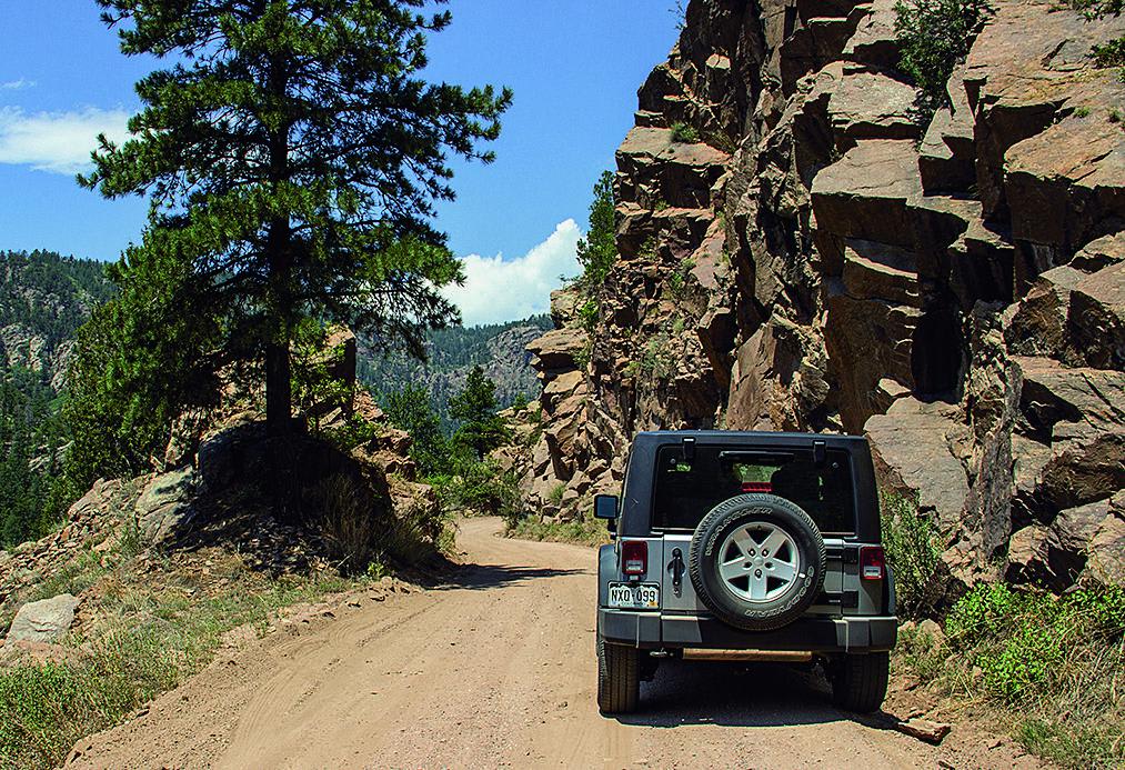 Shelf Road, Phantom Canyon