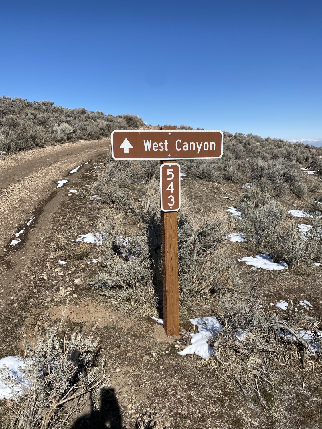 Magpie Road to West Canyon Trailhead
