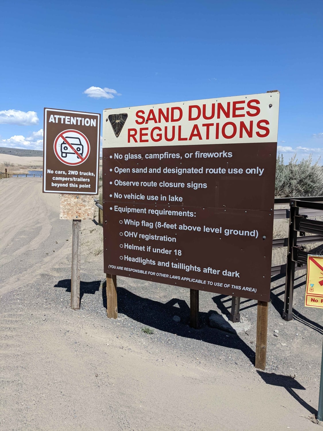 St Anthony Sand Dunes-Egin Lake to Devils Dune